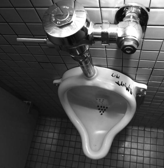 Tania Bruguera: a urinal at the Queens Museum of Art