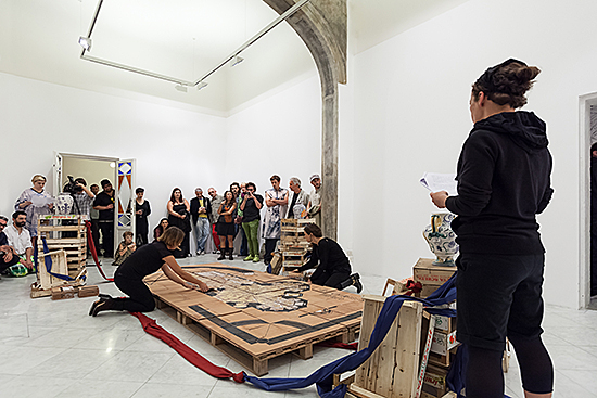 Ill. 12 Renaissance resistance, exhibition view in Villa Romana, 2015, photo: Nicolò Burgazzi, OKNO studio